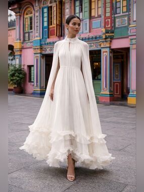 Etherea Flow Cape Dress